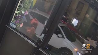 NYPD searching for woman captured on video lighting Pride flag on fire