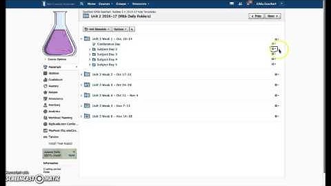 Schoology Using Unit Templates