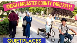 Amish Lancaster County Huge Yard Sale! Churchtown Day! Lancaster County Pennsylvania!