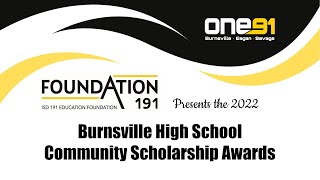 2022 Burnsville High School Community Scholarship Awards Ceremony