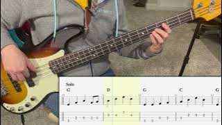 My Next Broken Heart - Brooks & Dunn | Bass Guitar Cover (Play Along Tabs)