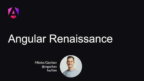 SFNode Meetup: Angular Renaissance with Minko Gechev