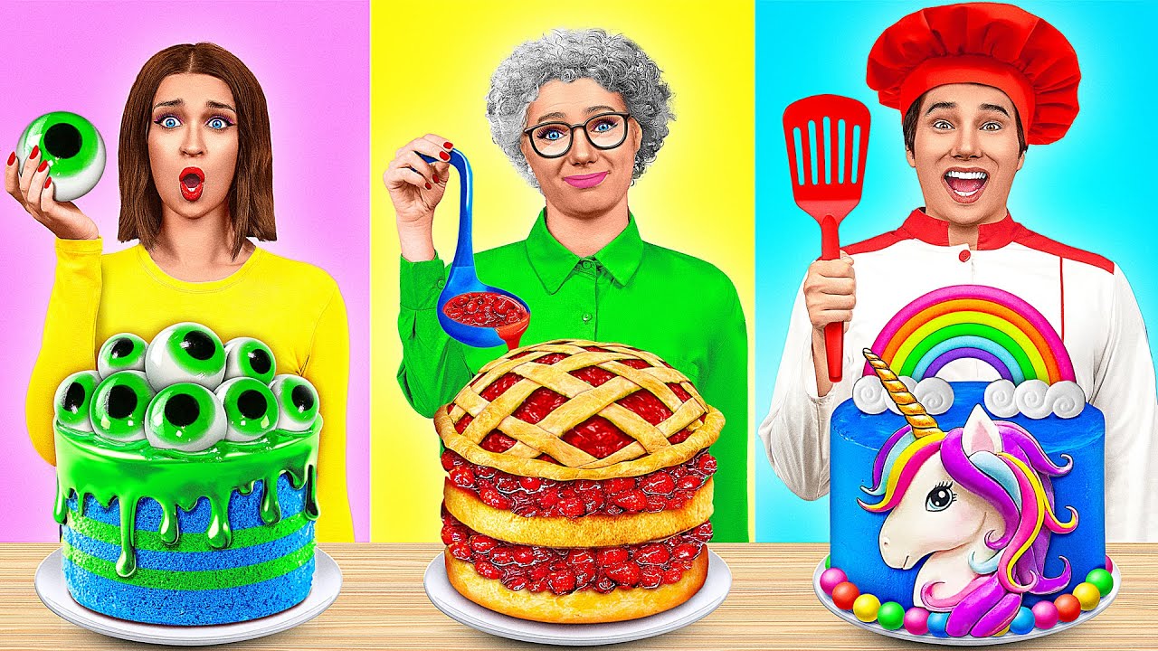 Me vs Grandma Cooking Challenge | Crazy Ideas to Cook by TeenDO ...