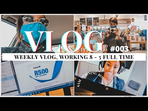 WEEKLY VLOG | Working a 8 - 5 Full time job | CAR Issues