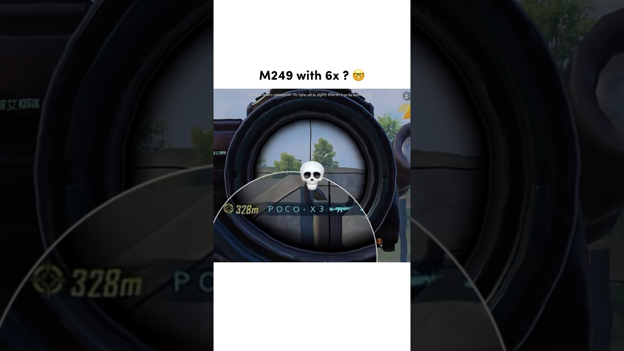 M249 6x combo | Phonk Edit | Troll Face | Mango Phonk | BGMI | PUBG mobile 