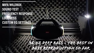 Mifa Wildbox Bluetooth Speaker Sound Test + EQ Settings