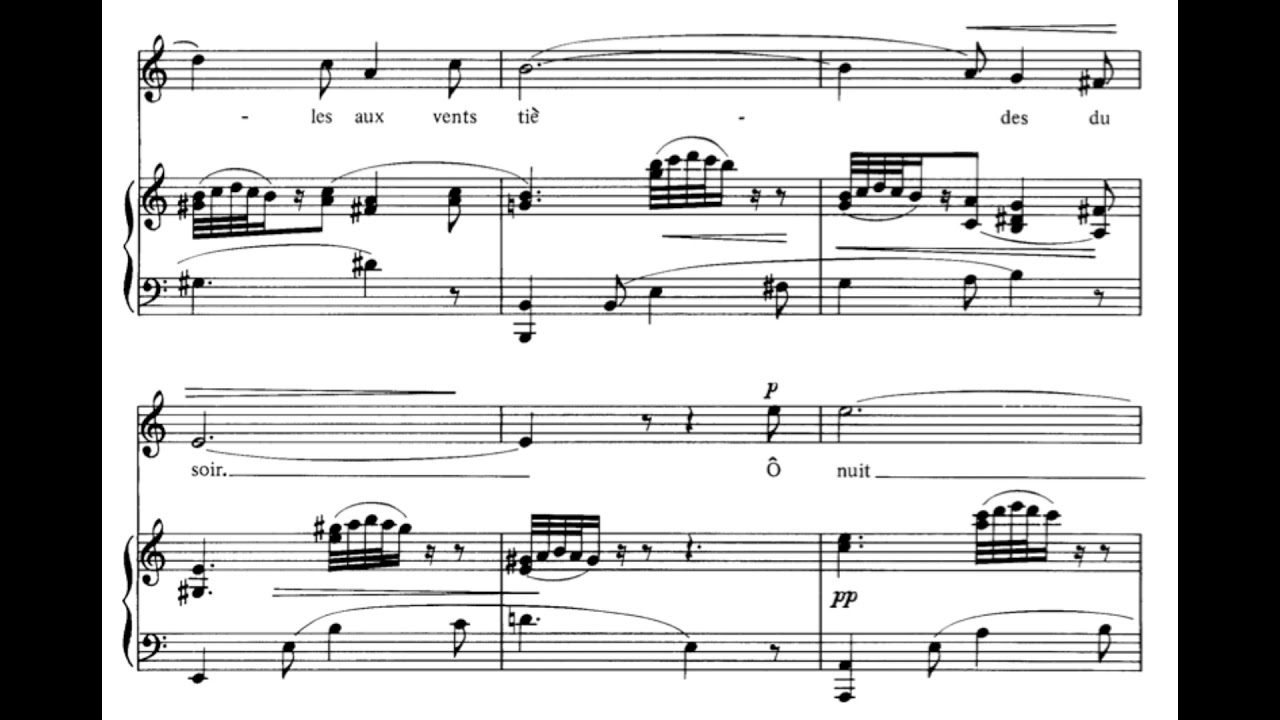 Je crois entendre encore (Les Pêcheurs de Perles - G. Bizet) Score ...