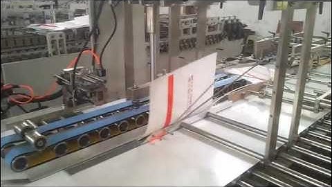 Semi Automatic Sheet Fed Paper Bag Making Machine CBS 1100+350