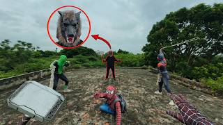 Team Spider-Man Hunts Down Werewolf Inside an Abandoned Hunting Lodge ( Action POV )