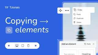 Copying elements