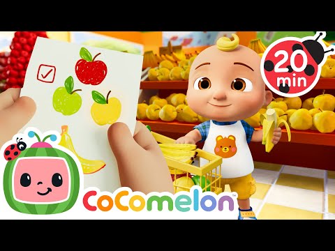 Apples & Bananas - Grocery Trip! 🍎🍌 CoComelon 🍉 Nursery Rhymes For Kids