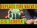 How To Replace Tire Valve Stem On a Chinese Scooter / Motorcycle