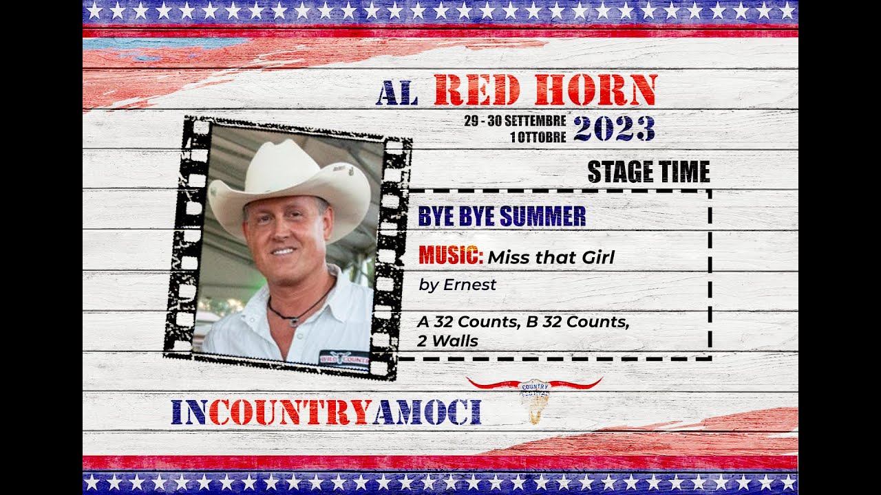 BYE BYE SUMMER - Country Line Dance by Adriano Castagnoli