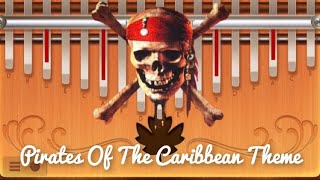 Video thumbnail of "Pirates Of The Caribbean Theme - Kalimba Tutorial | Medium"