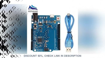 Placa de desenvolvimento Leonardo R3 + cabo USB ATMEGA32U4 para Arduino