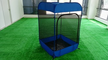 how to fold the pop up net