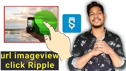 URL link imageview ripple click effect in sketchware/Aauraparti