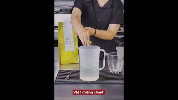 CÔNG THỨC PHA PHA NƯỚC ĐƯỜNG