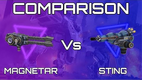 Comparison Magnetar Vs. Sting | War Robots