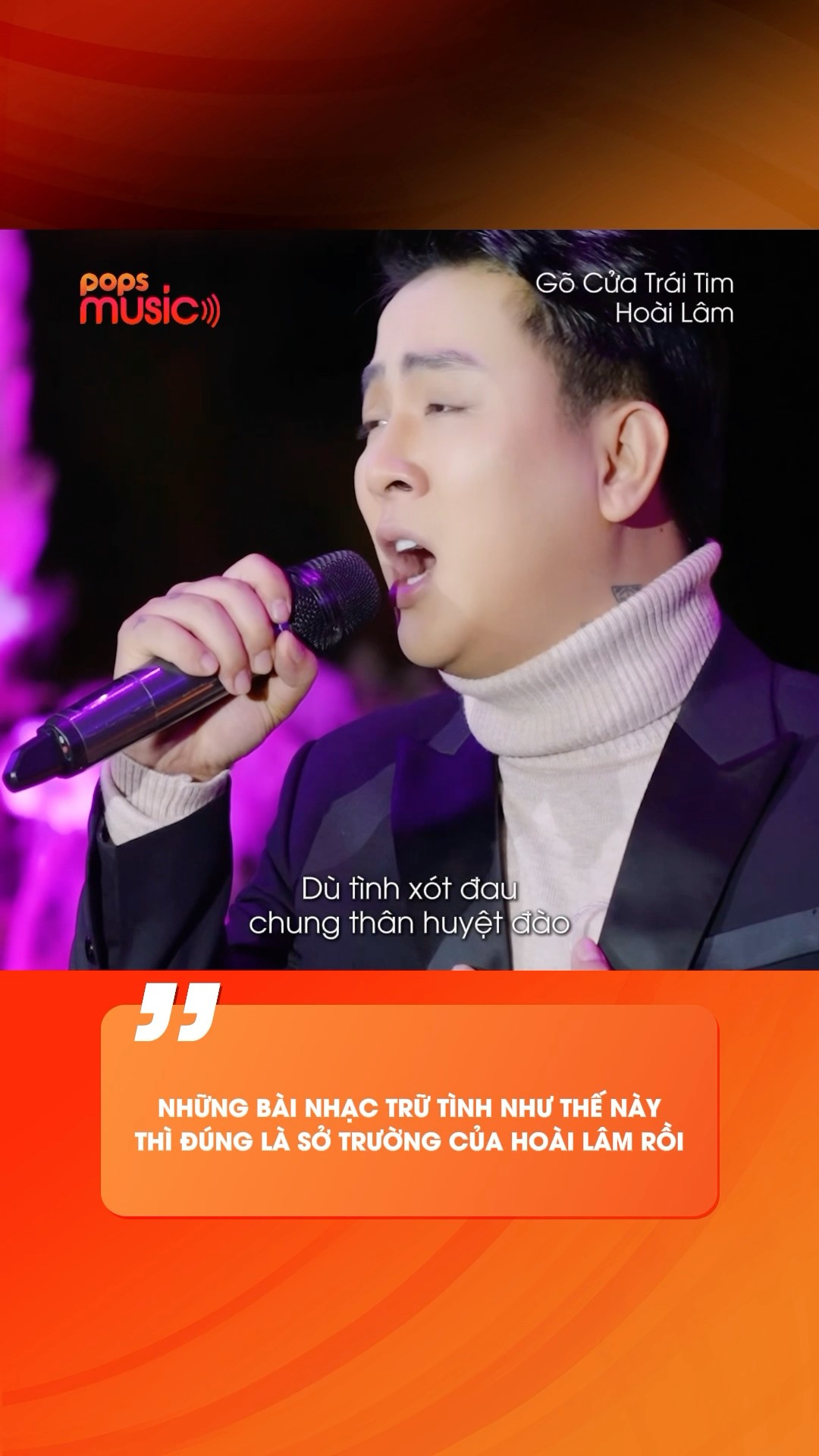 Những bài nhạc trữ tình như thế này thì đúng là sở trường của Hoài Lâm rồi #popsmusic