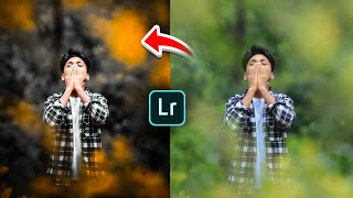 lightroom dark black and orange color photo editing//black editing tutorial 😔