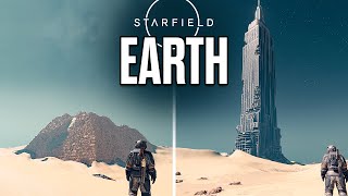 Starfield - Earth Landmarks & Easter Eggs (4k)