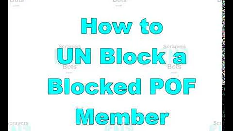 Can You Unblock Blocked Plenty Of Fish Member? YES!! Here is How ...