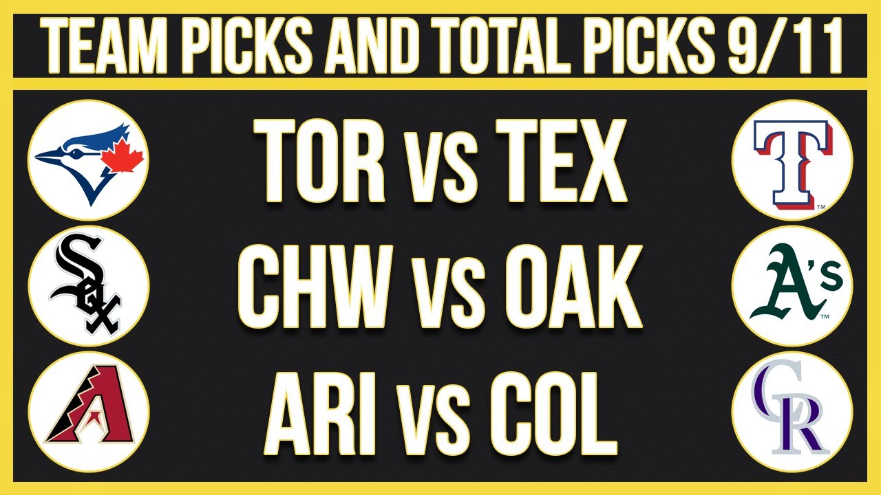 FREE MLB Picks and Predictions Today 9/11/22 Baseball MLB Betting Tips