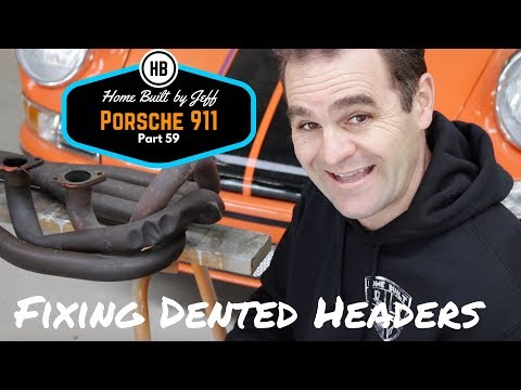 How to repair dented headers – Porsche 911 Classic Car Build Part 59