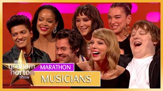 Lewis Capaldi Can't Handle His Own Joke | Best of Musicians Marathon | The Graham Norton Show by The Graham Norton Show 113,267 views 4 days ago 50 minutes