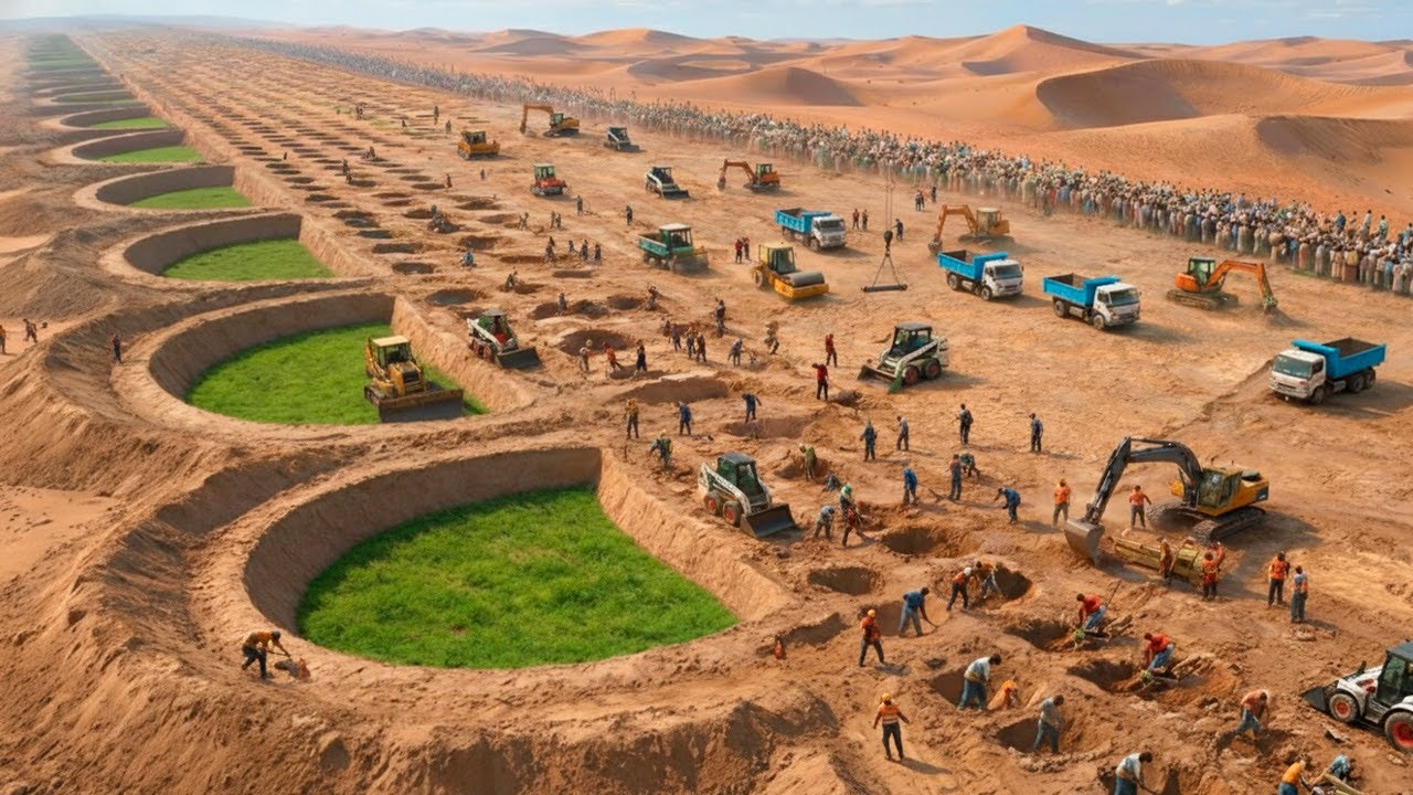 Como Africanos Cavaram Milhões de Covas em Meia-Lua que Pararam o Deserto do Saara