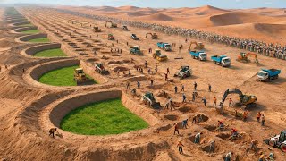 Como Africanos Cavaram Milhões de Covas em Meia-Lua que Pararam o Deserto do Saara