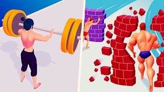 Weight Runner 3D vs Muscle Power Race - Gameplay Walkthrough Max Levels (Part 1) screenshot 4