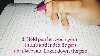 Famous How to hold the pen for good handwriting ✍️ Profile