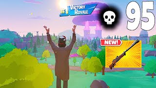 95 Elimination Solo Vs Squads Zero Build Gameplay Wins New Fortnite Simpsons Mini Season 2 Pc