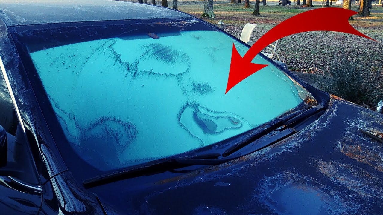 Deicer for windshields (remove ice from car windshield) 