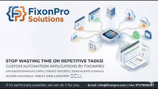 🚀 Stop Wasting Time on Manual Work | Automate Everything with FixonPro screenshot 3