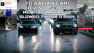 DJ CINTA SEJATI SLOWED TIKTOK JJ 2024.