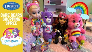 Anna \& Elsa's Care Bear Shopping Haul Toy Unboxing