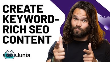 Create Keyword-rich SEO Content To Drives Organic Traffic | Junia AI