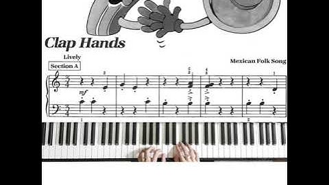 Bastien piano basic Level 2: Clap Hands