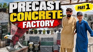 Precast Concrete Factory Visit 🏭| Full Manufacturing Process Tour! 😱🔥