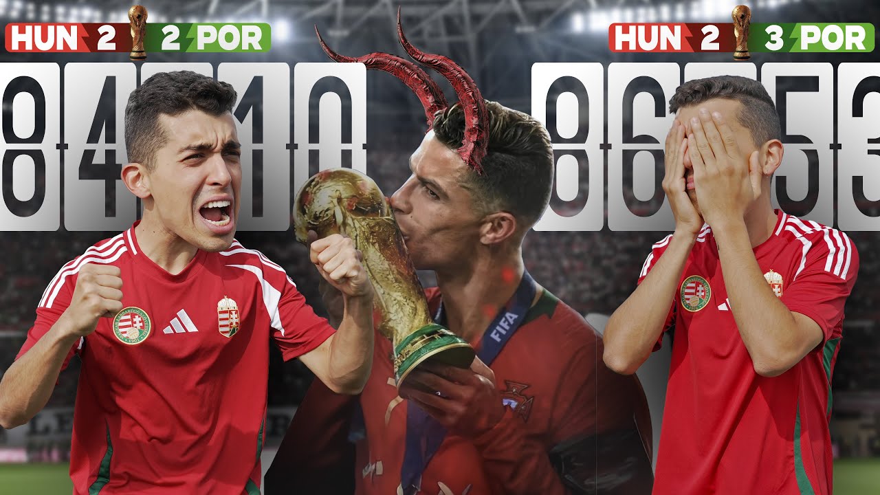 ÍGY MÉG NEM LÁTTAD A MAGYAR🇭🇺 PORTUGÁL🇵🇹 MECCSET!