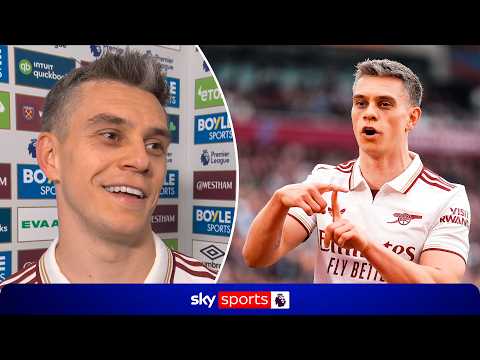 Thumbnail video Leandro Trossard's FULL post-match interview after Arsenal's win over West Ham! 🔥