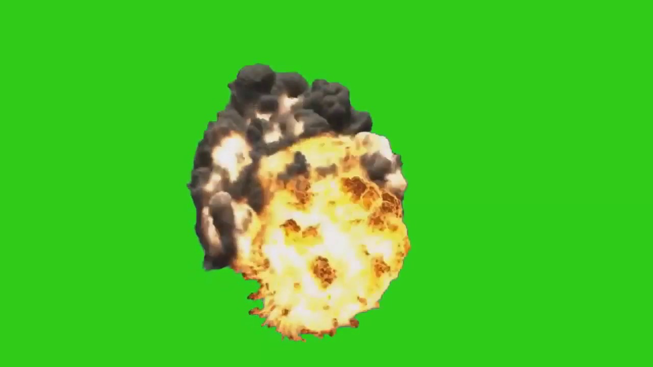 Small Explosion With SOUND GREEN SCREEN - YouTube