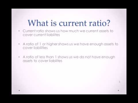 How to Calculate Current Ratio