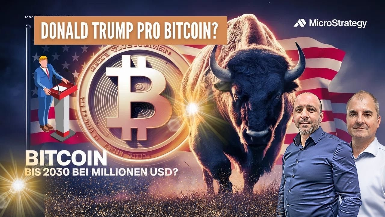 Donald Trump Pro Bitcoin? Bis 2030 BTC bei 1 Millionen möglich?  MicroStrategy