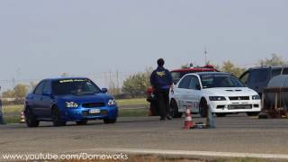 Japan Challenge! Subaru Impreza STi Turbo VS Mitsubishi Lancer EVO VII Drag Race Drag Race 34 Mitsubishi Lancer Rs Evo 5 Vs Subaru Impreza Sti Ra Version 5