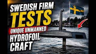 Swedish firm tests unique unmanned hydrofoil craft Swedish firm tests unique unmanned hydrofoil craft