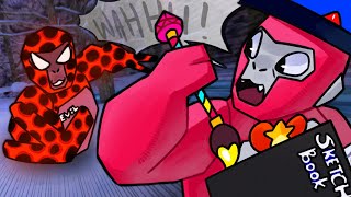 Drawing Monkes That Tag Me! (Gorilla Tag)